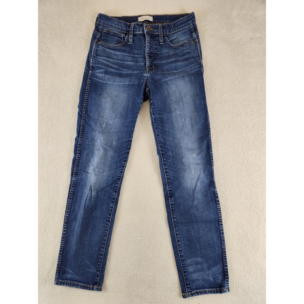 Womens Madewell Slim Fit Mid-Rise Denim Jeans Size 28